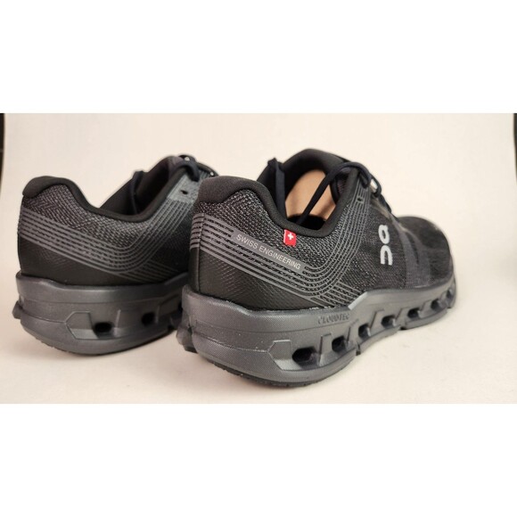 On Running Cloudgo Black/Eclipse (Wide D) 65.98616 Women's Running Shoes Sz 10 - Picture 4 of 10